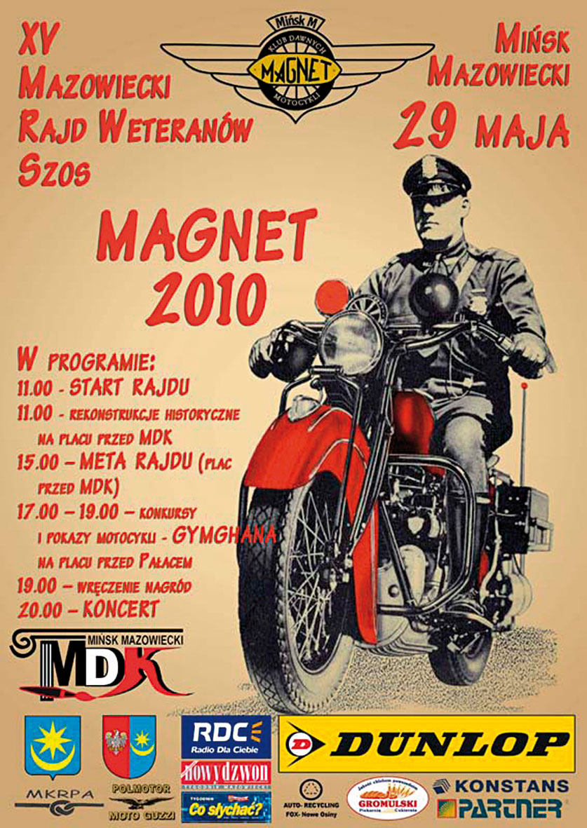 Mińsk Mazowiecki motocyklowy / Magnet kryształowy