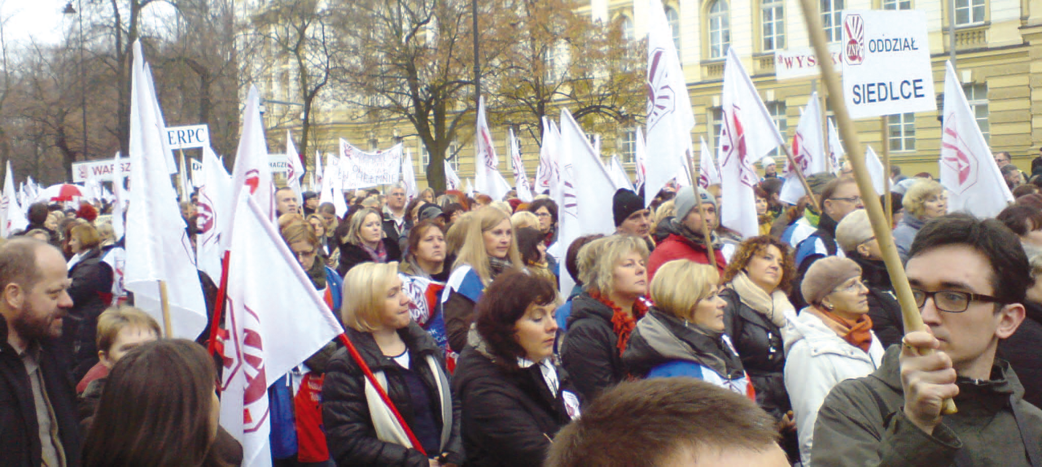 Powiat miski w stolicy / Owiata na protest