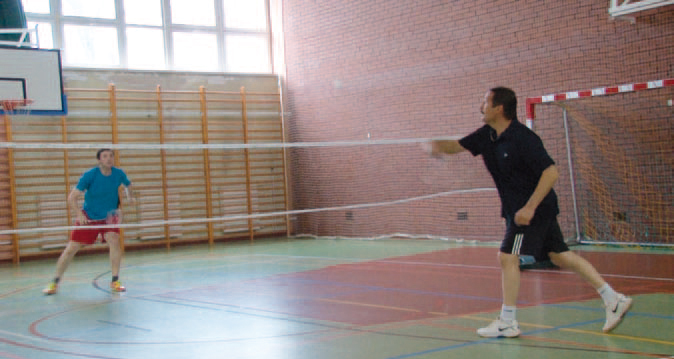 Sport w powiecie / Badmintonowe otwarcie