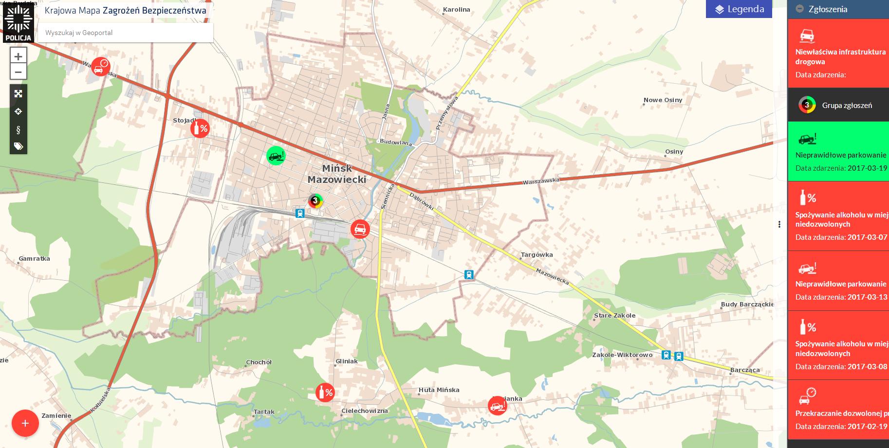 Gminy policyjne / Zadania rozdane