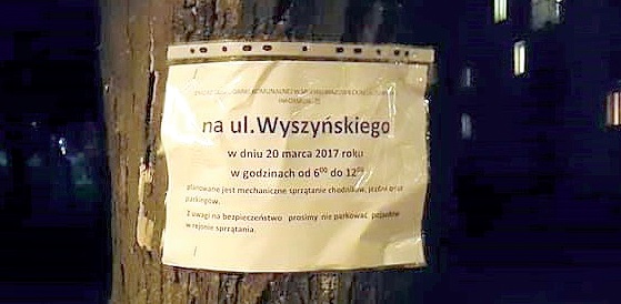 Misk Mazowiecki na drzewach / Wandale i komunaki