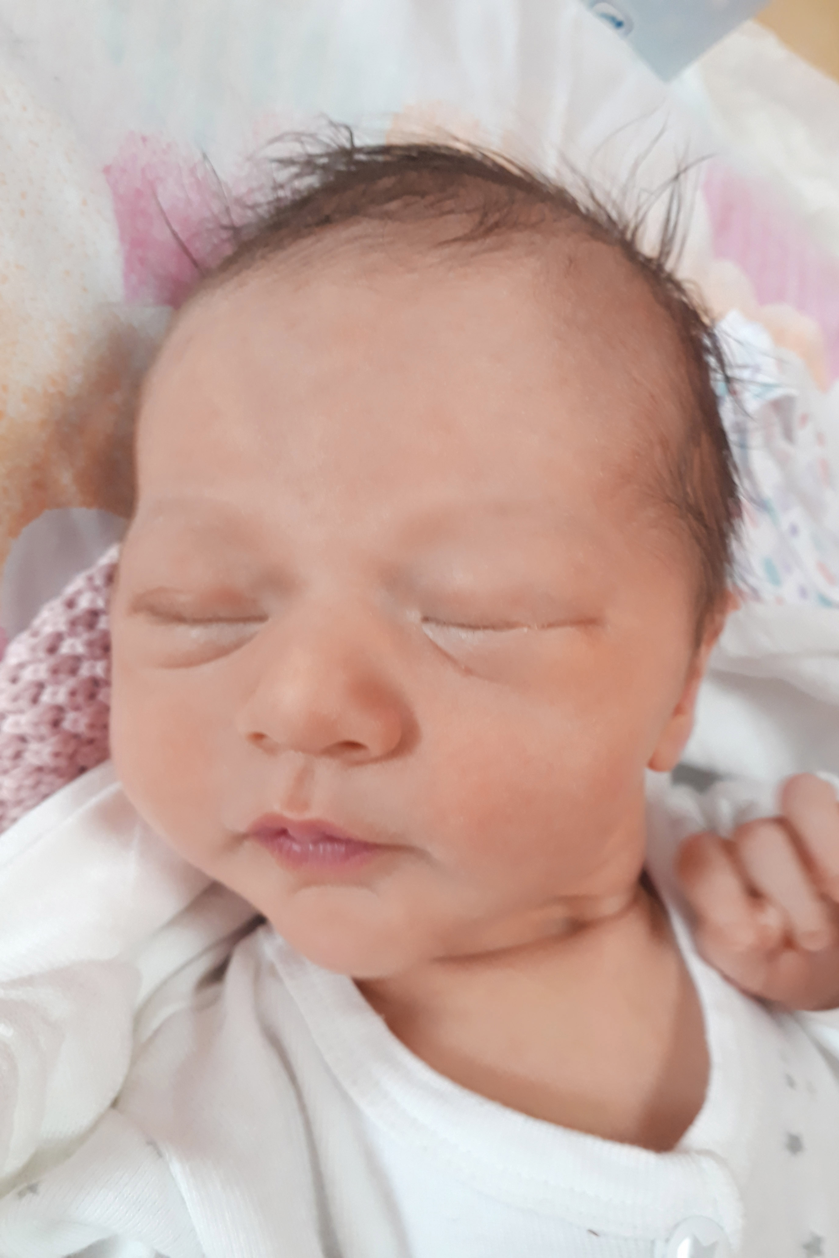 Julia Szczelaszczyk, córka Sylwii i Piotra, siostra Antosia, ur. 06.06.2022, godz. 1:01, Mińsk Mazowiecki