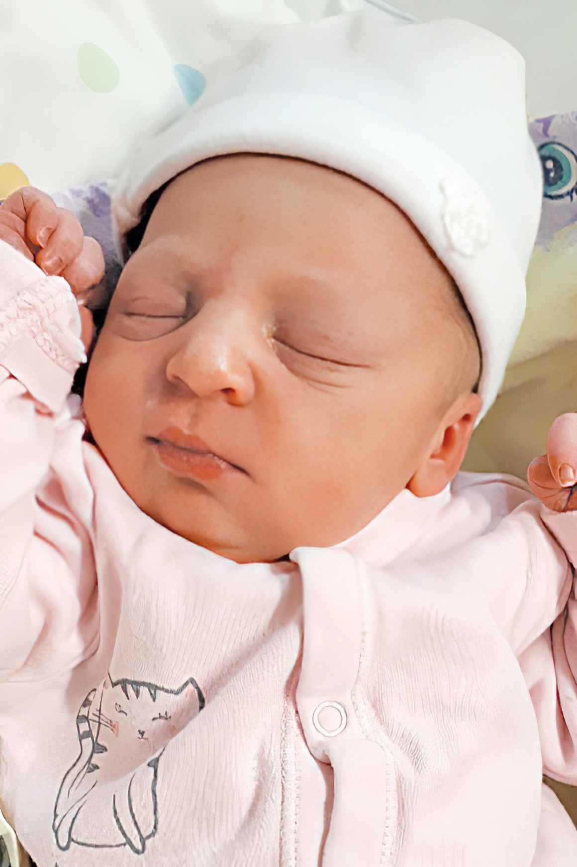 Maria Kulesza, córka Natalii i Adama, siostra Zosi i Hani, ur. 19.01.2022, godz. 11:15, Borki